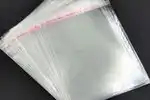 envelope de saco transparente com aba adesiva