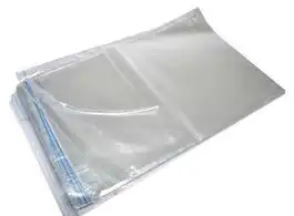 sacos plásticos com fecho adesivo