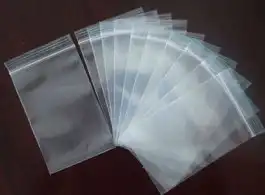 Sacos Ziplock em Plásticos Liso
