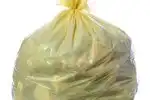 saco de lixo colorido