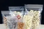 sacos zip para alimento em plástico