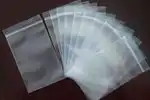 sacos ziplock em plásticos liso