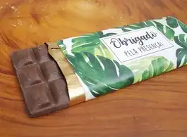 Embalagem de chocolate