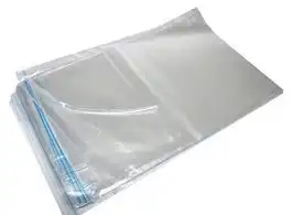 Embalagem plástica transparente