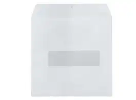 Envelope branco adesivado