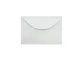 Envelope branco pequeno