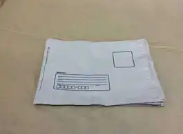 Envelope coextrusado com lacre adesivo