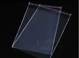 Envelope de saco transparente com lacre