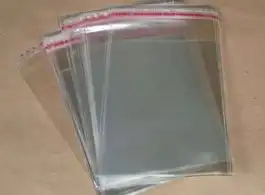 Envelope de saco transparente reforçado