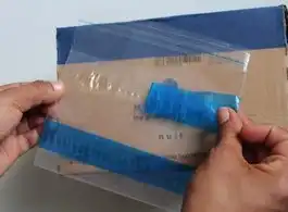 Envelope plástico janela