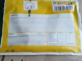 Envelope plástico para correios