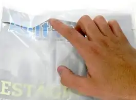 Envelope plástico tipo fronha