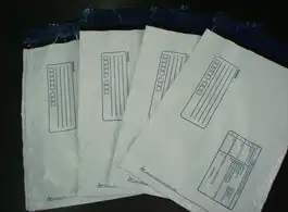 Envelopes de segurança para correspondência