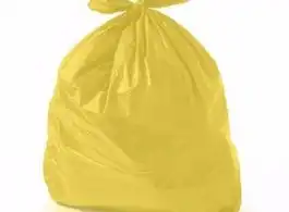 Saco de lixo amarelo