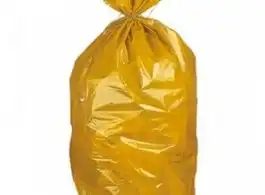 Saco de lixo amarelo