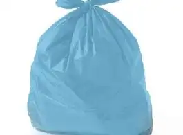 Saco de lixo azul