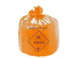 Saco de lixo laranja