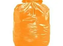 Saco de lixo laranja
