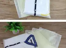 Saco Feito de Plástico Transparentes com Fecho Zip
