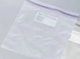 Saco Feito de Plástico Ziplock