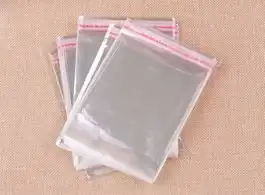 saco plástico adesivado