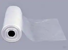 Saco plástico transparente embalagem