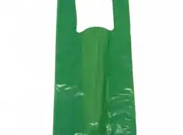 sacola reciclada verde