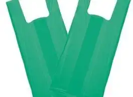sacola reciclada verde
