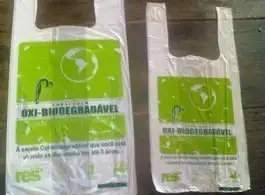 Sacolas plásticas biodegradáveis