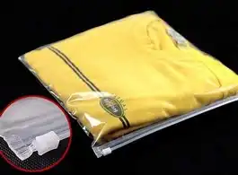 Sacos Plásticos com Ziplock de Roupa