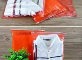 Sacos Zip Lock de Roupas em Plástico