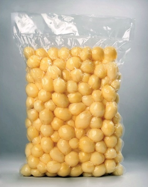 Sacos de armazenamento de alimentos transparentes brancos para embalagem a  vácuo