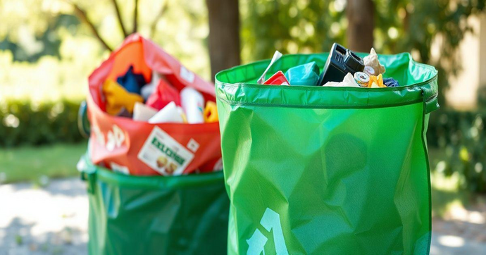 Saco Bag para Reciclagem: Praticidade Sustentável