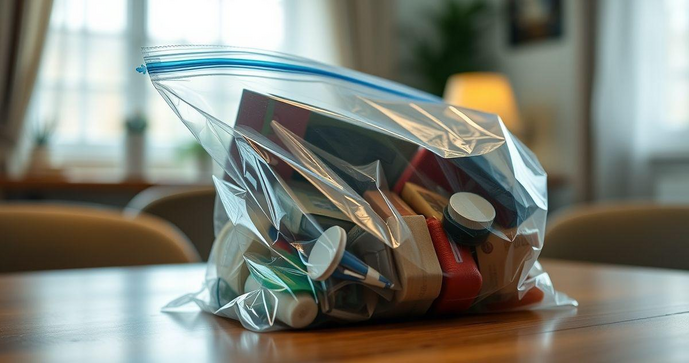 Saco plástico com fecho ziplock é a solução perfeita para armazenamento seguro