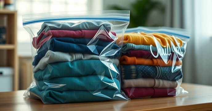 Saco Ziplock para Roupas é a Solução Prática para Organizar e Proteger suas Peças