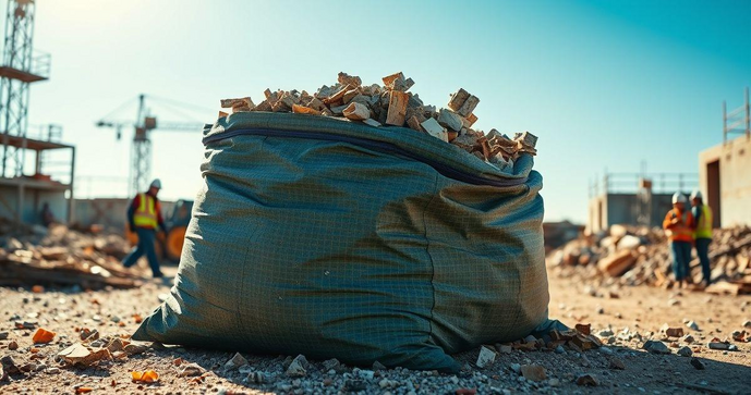 Saco de entulho barato é a solução ideal para suas obras e reformas econômicas