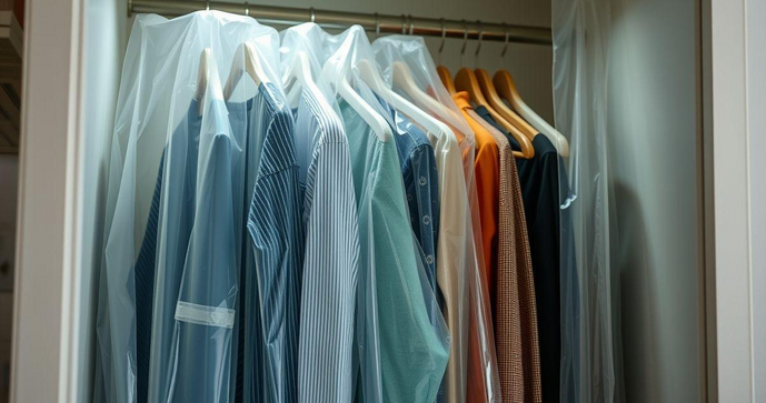Saco plástico para roupas é a solução ideal para proteger e organizar suas peças